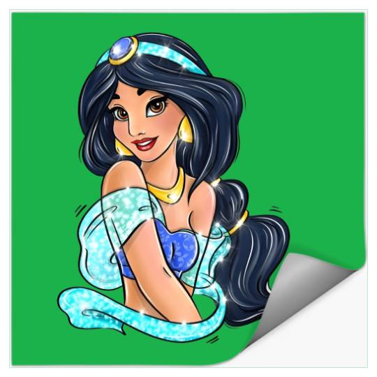 Jasmine Princess Stickers, Disney Princess Stickers
