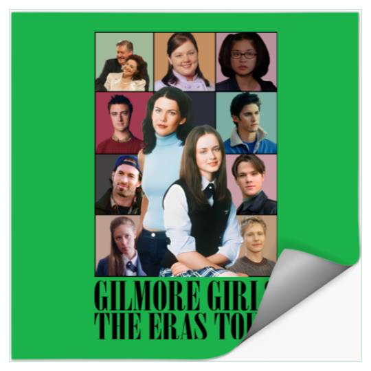 Stars Hollow Gilmore Eras Stickers, Eras Tour Stickers, Stars Hollows Stickers, Tv Show Stickers