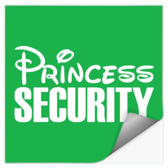 Disney Princess Security Disney Stickers, Disney Dad Stickers