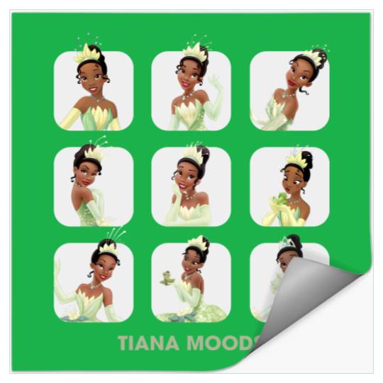 Disney Tiana Moods Face Box Up Disney Princess Stickers
