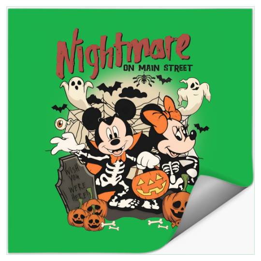 Disney vintage  Stickers - Disney Halloween Stickers - Disney Epcot Stickers