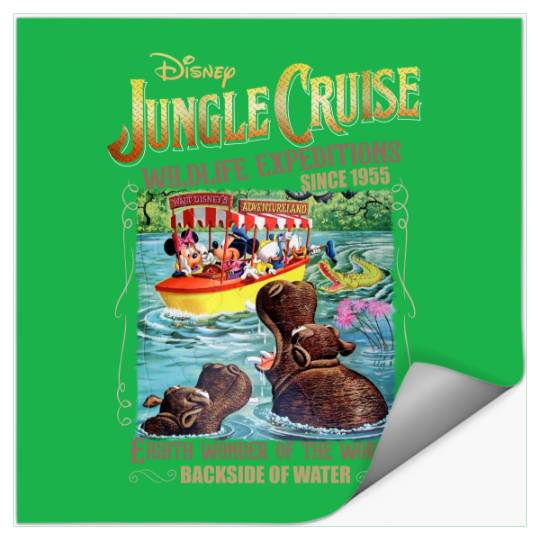 Vintage Disney Jungle Cruise Ride Stickers, Disney Cruise Stickers, Jungle Cruise Stickers, Mickey and Friends