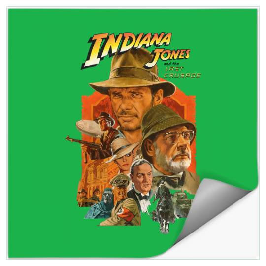 Vintage 90s Indiana Jones Adventure Disneyland 1995,Indiana Jones Stickers, Vintage Disney Movie Stickers