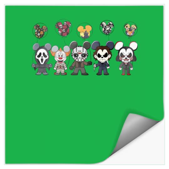 Mickey Creepy Tank, Mickey Halloween Tank, Scary Mickey Tank, Mickey Mouse Tank, Halloween Mickey, Scream Mickey Tank, Disney World Tank Stickers
