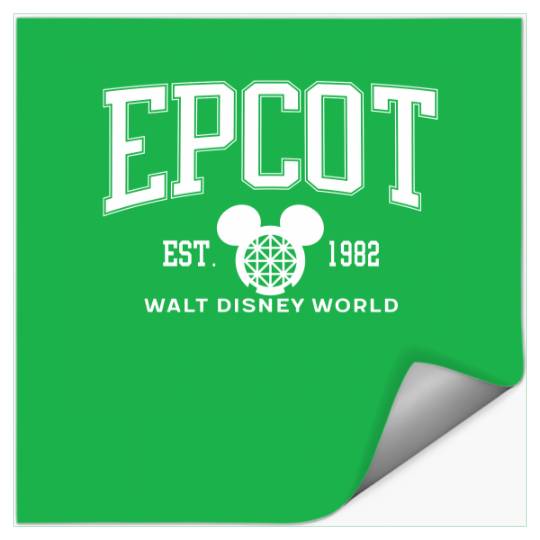 Discover Epcot Est. 1982 Stickers,  Stickers, Walt Disney World Stickers, Disney Stickers