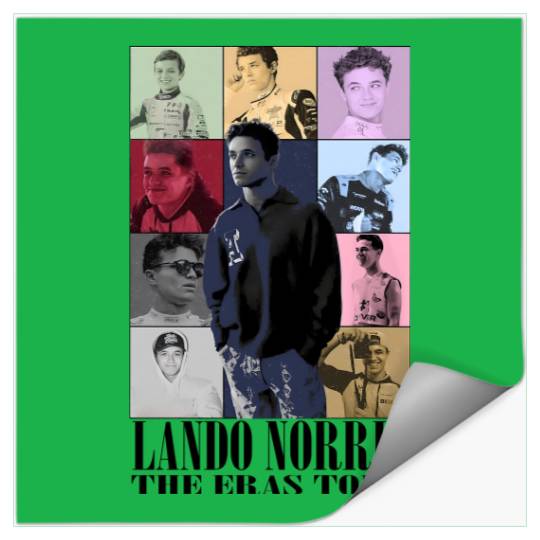 Lando Norris Eras Tour Inspired Stickers