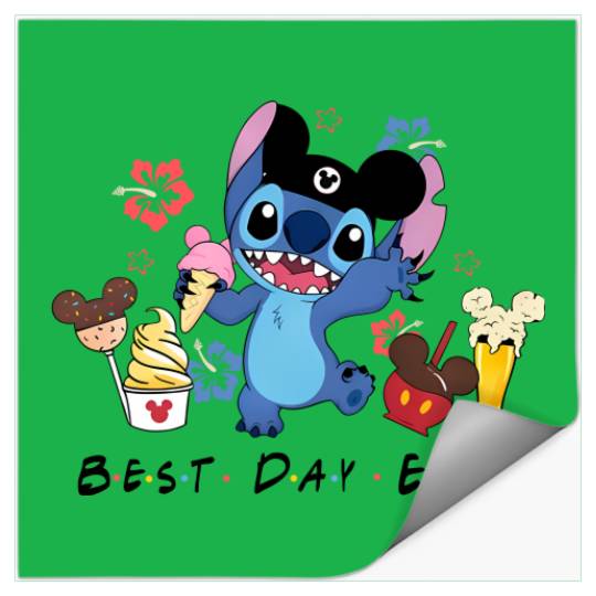 Disney Stitch Best Day Ever Stickers, Disney Stitch Stickers