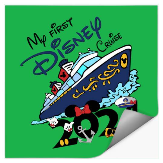 My First Disney Cruise 2024 Stickers, Disney Family Cruise Stickers