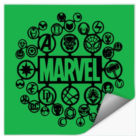 Marvel Medley Unisex Stickers Stickers | Marvel Avengers Matching Stickers | Disney Marvel Ironman Thor Vacation Stickers Sweater