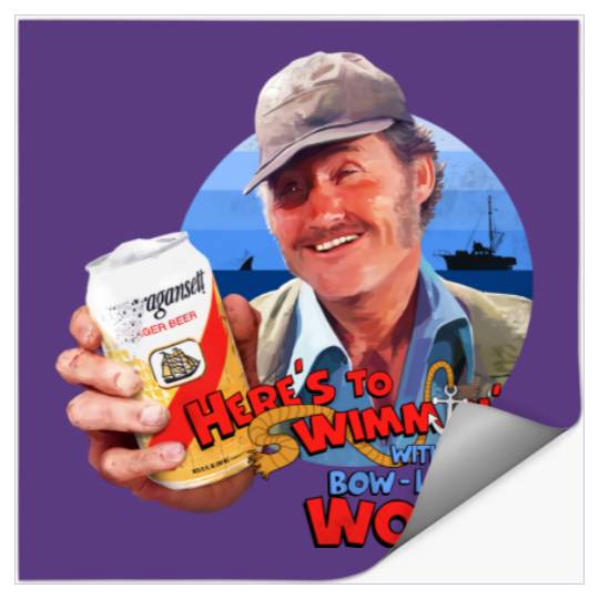 Captain Quint - Jaws - Stickers