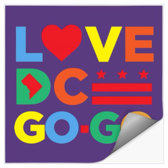 Discover Love DC GoGo Stickers