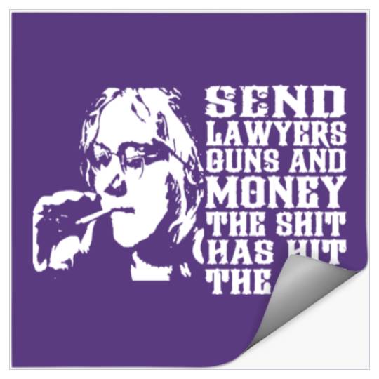 Send Lawyers Guns And Money Stickers
