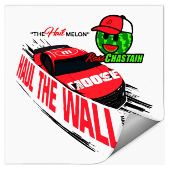 Discover Ross Chastain Haul The Wall Hail Melon Classic Stickers