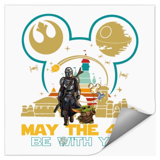 Disney Star Wars Stickers, May the fourth Be with you Star wars Stickers