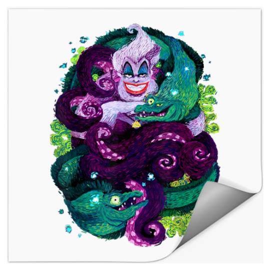 Disney The Little Mermaid Stickers Disney Ursula Stickers, Little Mermaid Ursula Stickers