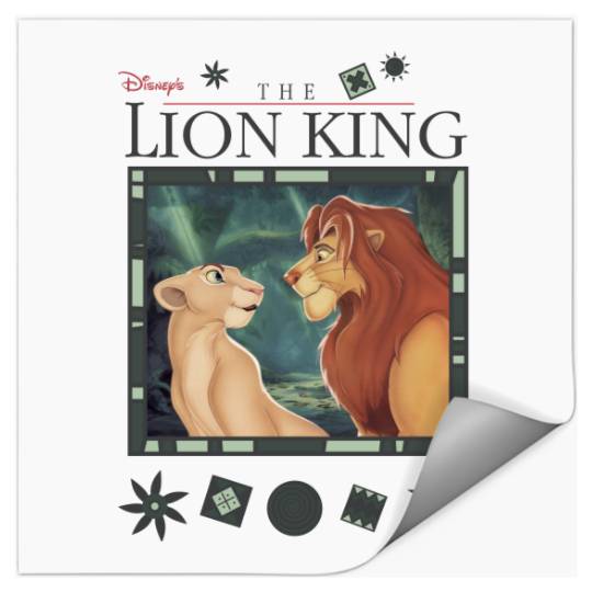 90s The Lion King Disney Movie Promo Stickers. Vintage 1990s