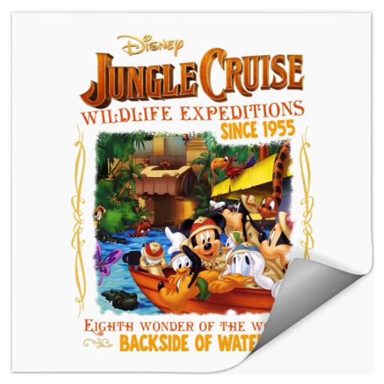 Vintage Jungle Cruise Disney Stickers, Disney Trip Stickers
