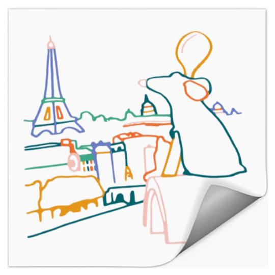 Remy Stickers, Ratatouille Stickers, Epcot Stickers, Disney Vacation Stickers