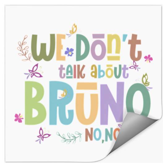 Disney Encanto Stickers, We Don't Talk About Bruno Stickers, Encanto Bruno Stickers