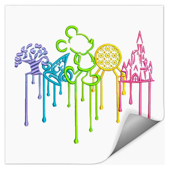 Disney Parks Embroidered Crewneck Crew, Disney embroidered Crew, Disney World Crewneck, Disney Crew, Disney Crewneck Stickers