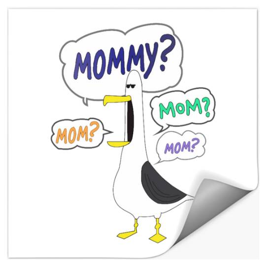 Mom Mommy Finding Nemo Seagull Mine Disney Stickers