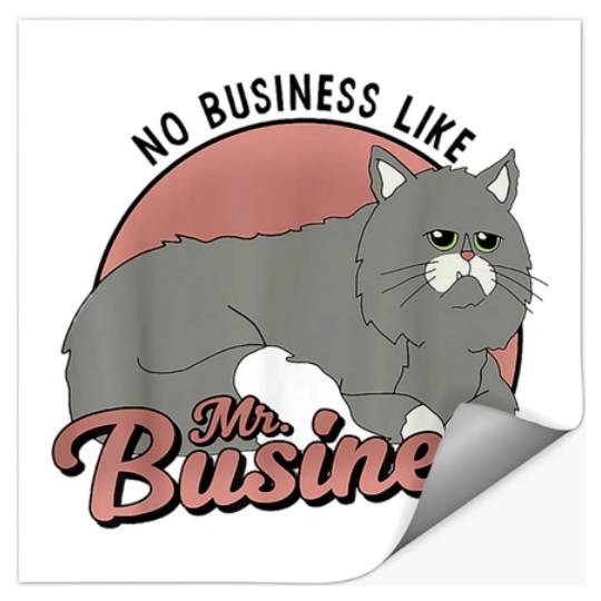 bobs burgers no business like mrs business Stickers