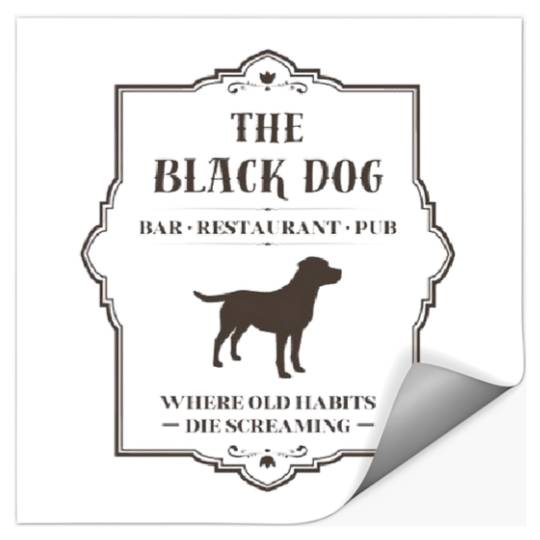 Discover The Black Dog Taylor Stickers