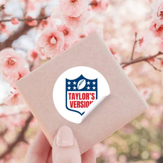 taylorr_S VERSION taylorr Swift + Travis Kelce Football Era Stickers