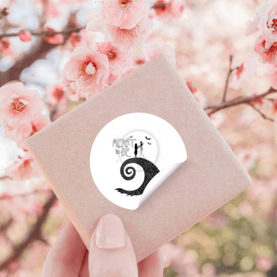 disneys The Nightmare Before Christmas Jack And Sally Stickers