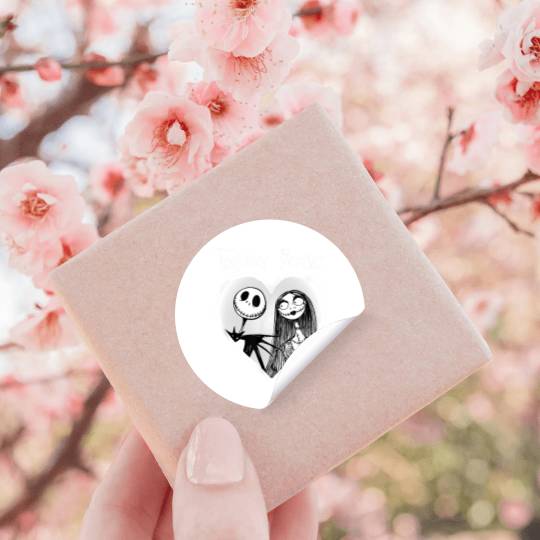 disneys Jack Skellington Together Forever Short Sleeve Stickers