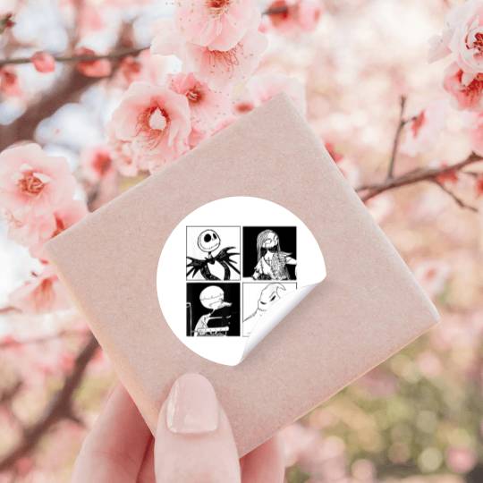 disneys Nightmare Before Christmas Face Stickers