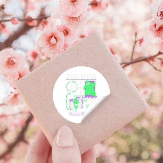 disneys The Nightmare Before Christmas Oogie Boogie Poster Stickers