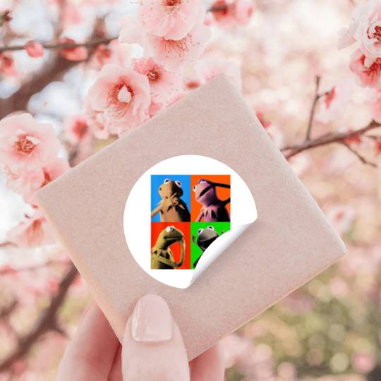 disneys The Muppets K the frog Pop Art Stickers