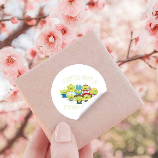 disneys pixars Aliens Toy Story You've Got A Friend In Me Stickers