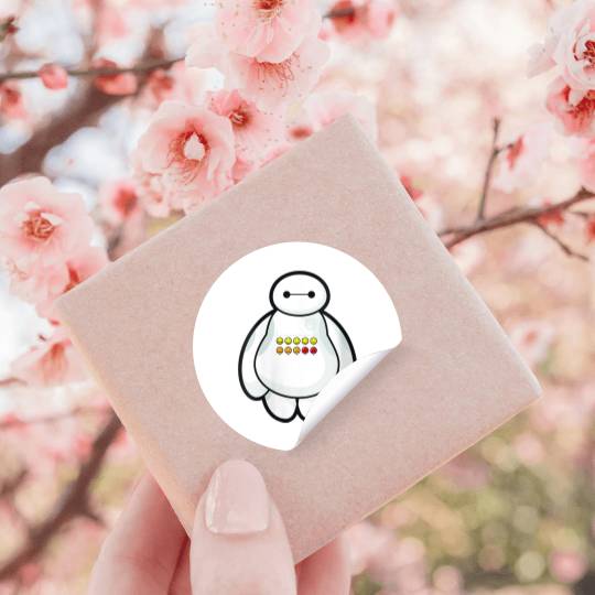 disneys Big Hero 6 Baymax Displaying Different Levels Of Pain Stickers