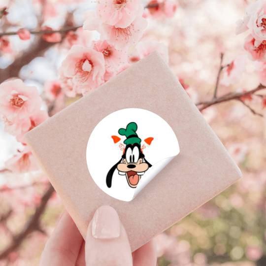 Disney Goofy Christmas Santa Hat Holiday Headban Stickers