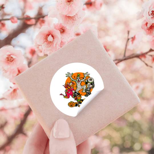 Disney 100 Mickey Donald Goofy & Pluto Halloween Stickers