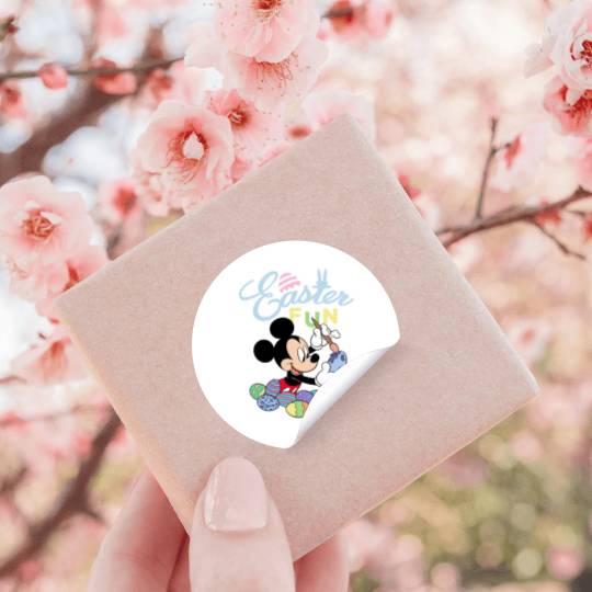 Disney Mickey Mouse Easter Fun Painting Eggs8 Stickers