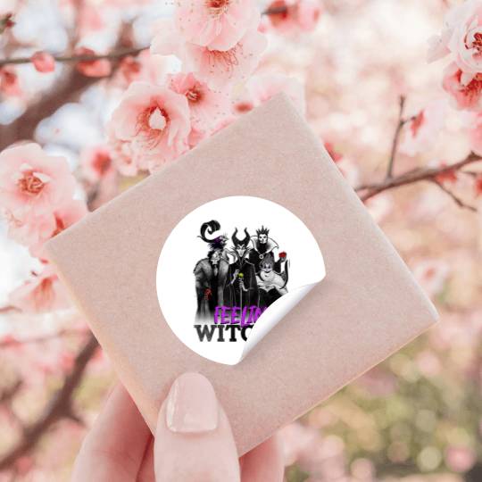 Disney Villains Halloween Feelin Witchy Group Sh Stickers