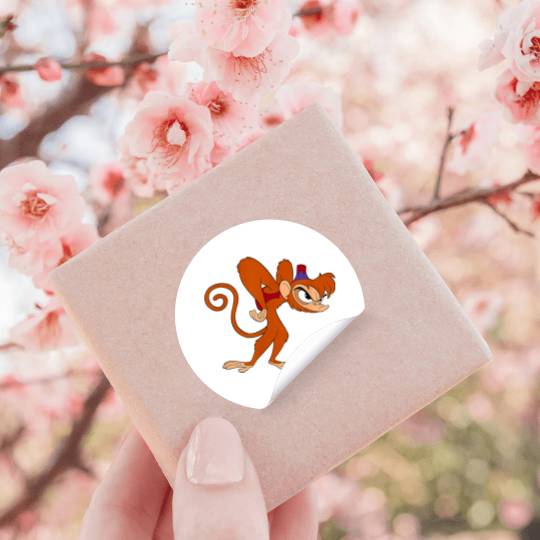 Disney Aladdin Angry Abu 90s TShirt Stickers