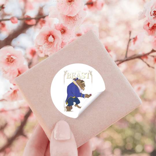 Disney Beauty and the Beast Her Beast Framed Portrait Stickers