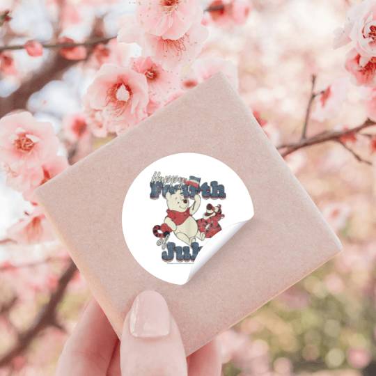 disneys Winnie The Pooh Happy 4th Of July Pooh And Tigger Stickers