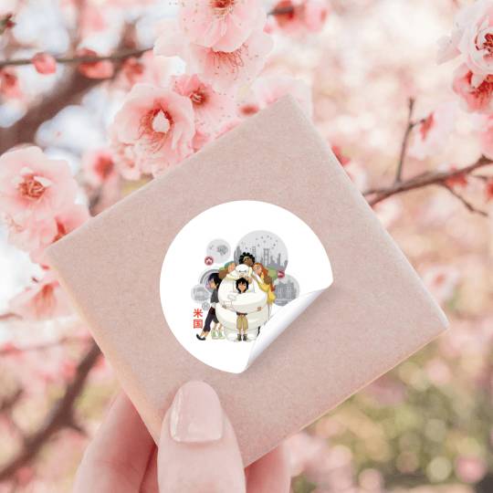 Disney Big Hero 6 TV Series Baymax Hugs Graphic Stickers