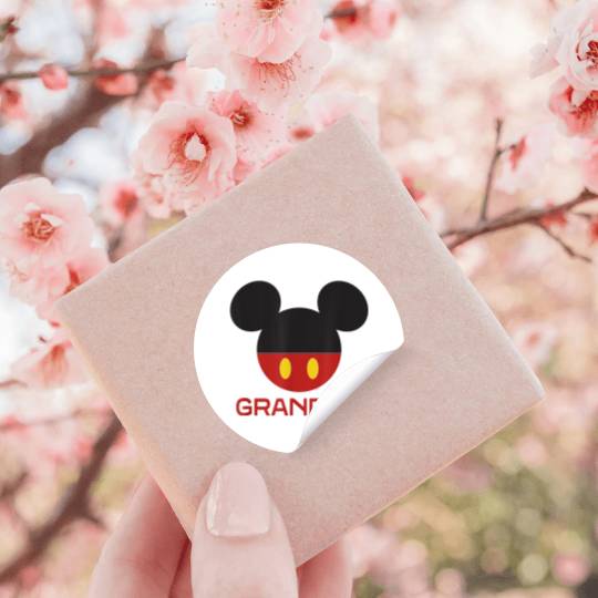 Disney Mickey Mouse Icon Shorts Grandpa Fathers Day gifts trends Stickers