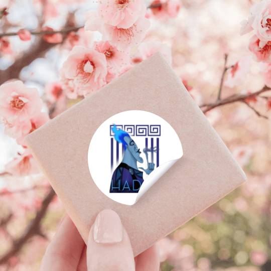 Disney Hercules Hades Geometric Portrait Graphic Stickers