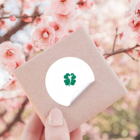 Disney Tinker Bell Green Shamrock St Patricks Day Stickers