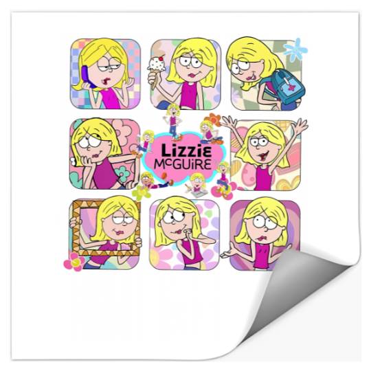 Cute Emotions Of Lizzie McGuire Retro , This Is What Dreams Are Made Of Tee, Magic Kingdom Disneyland Family Vacation Holiday Gift Stickers