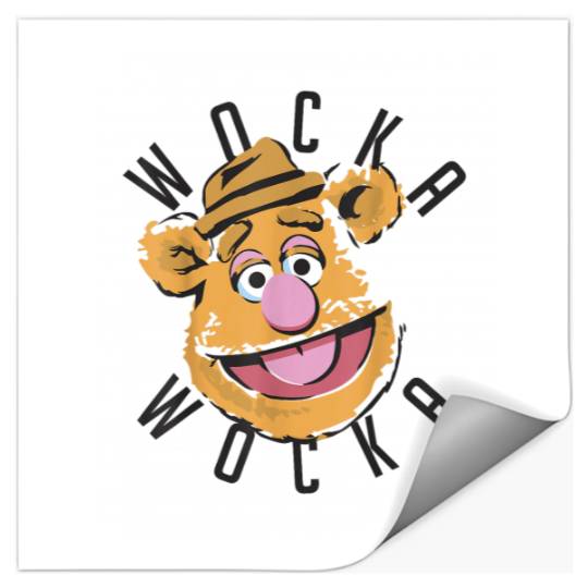 Disney The Muppets Fozzie Bear Wocka Wocka Big Face Stickers
