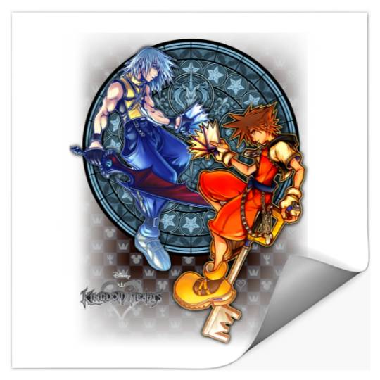 Disney Kingdom Hearts Sora & Riku Chain Of Memories Stickers