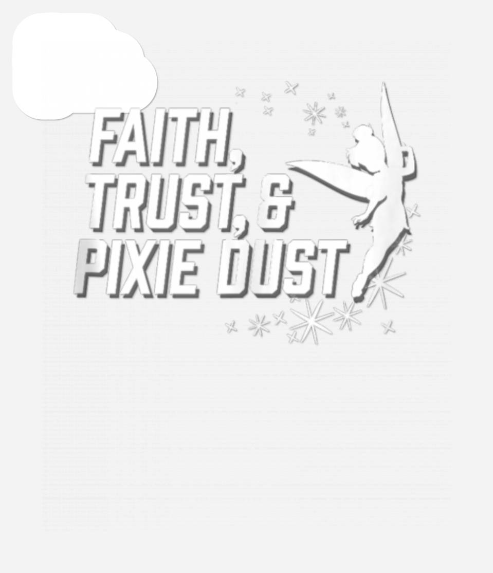 Bracciale Con Ciondolo Faith Trust And Pixie Dust – Gioiello Ispirato A Trilli E Peter Pan Con Zirconi, Regolabile